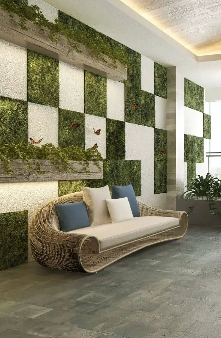 Top 30 Artificial Grass Wall Design Ideas: Modern Decor