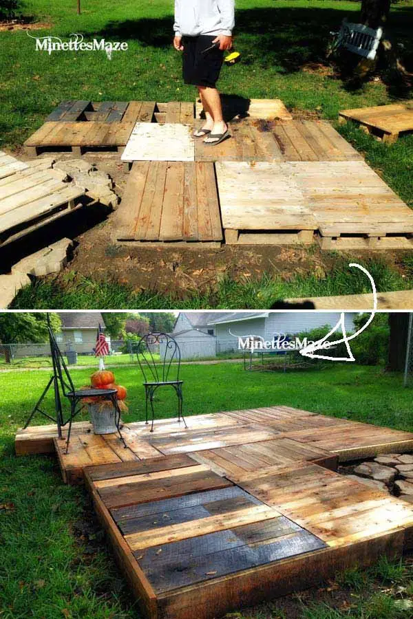 DIY Pallet Deck