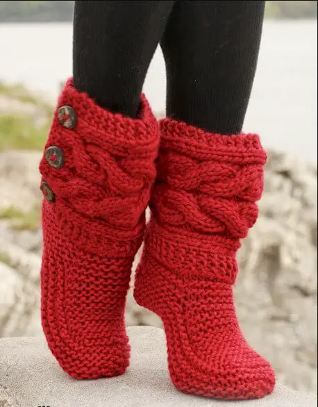 Little red riding slippers