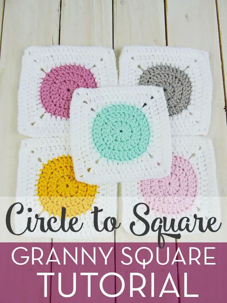 Circle to Square Granny Square