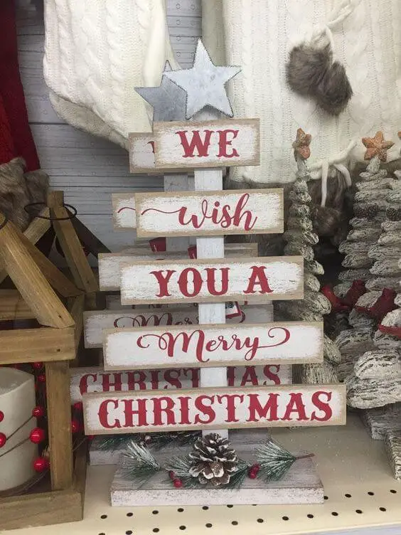 Christmas tree pallet project