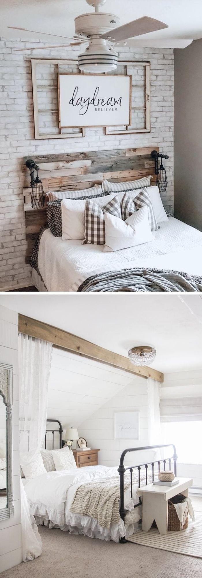 Farmhouse bedroom lighting ideas