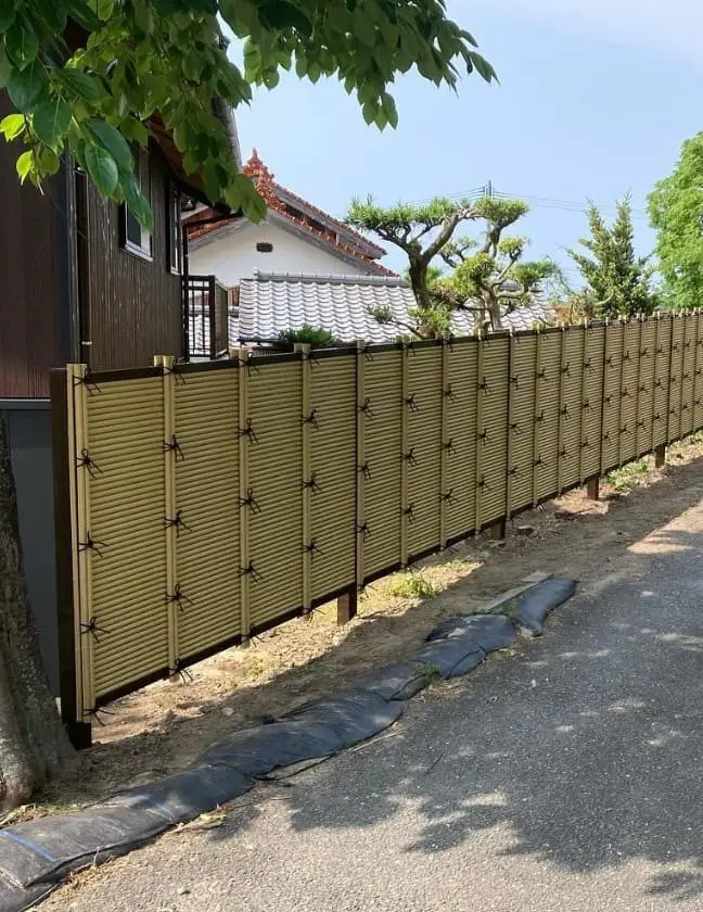 Bamboo Fence Gate