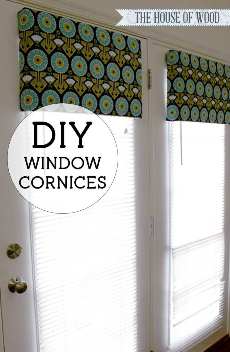 #16. DIY Window Cornices