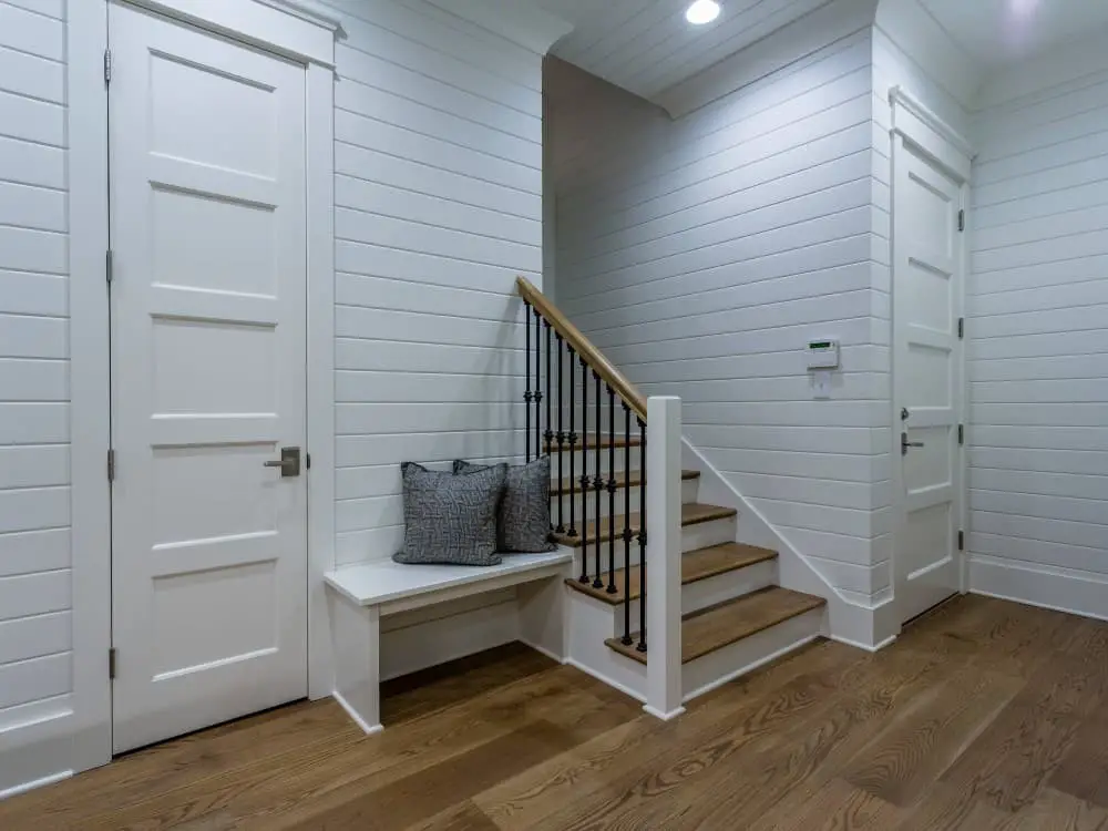 Shiplap basement wall ideas.