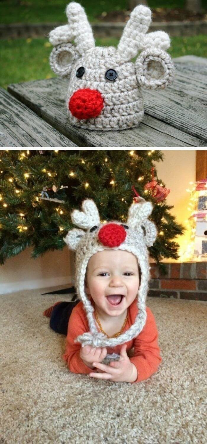 Christmas hats for newborn