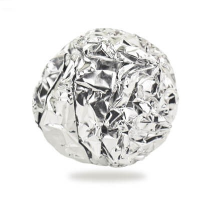 You can also make your own ball using aluminum foil