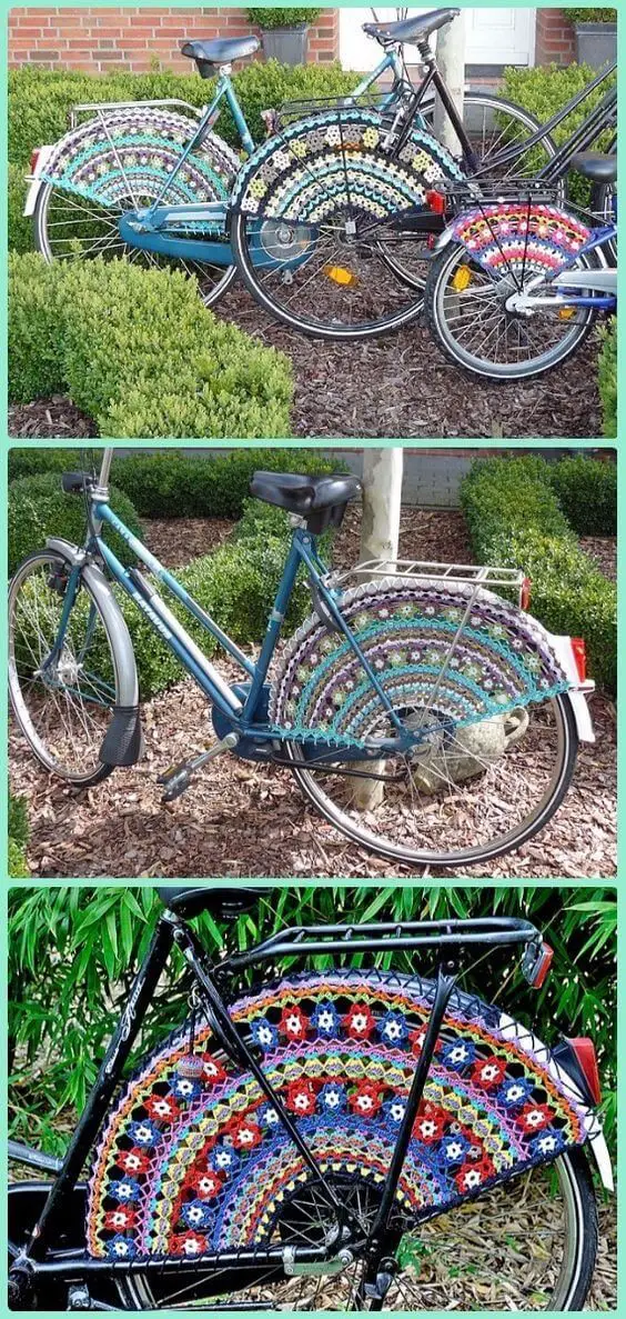 Crochet Flower Skirt Guard