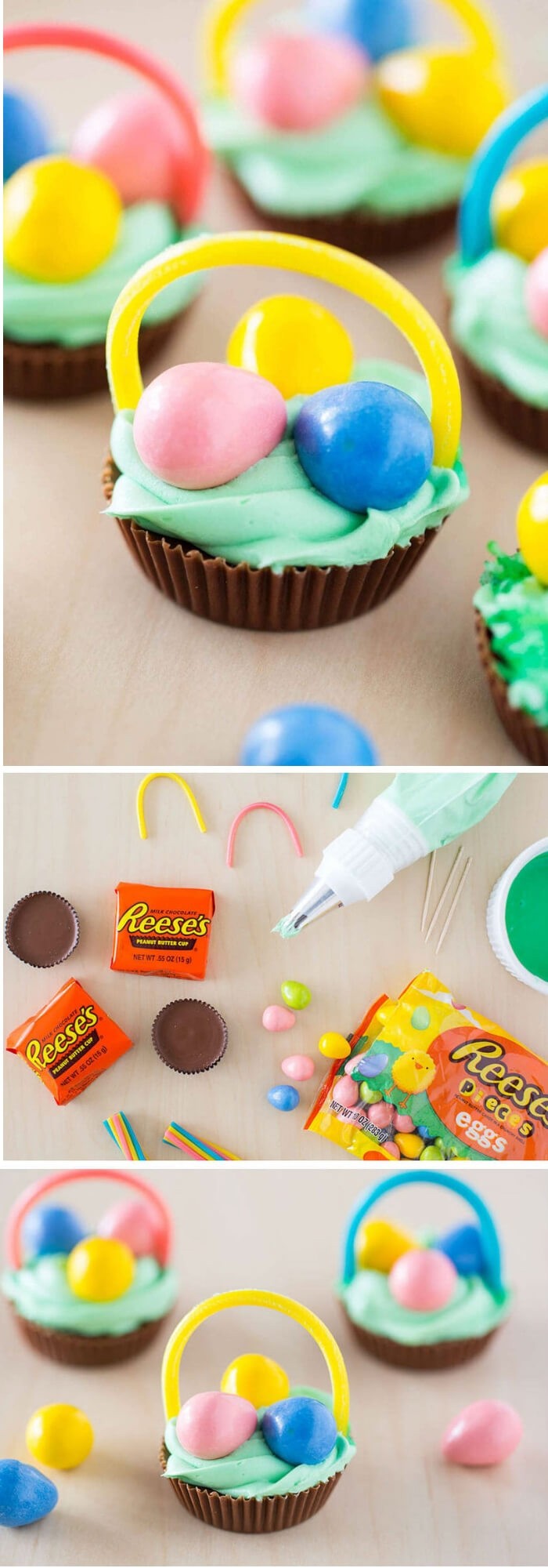 #3. Mini Chocolate Easter Baskets