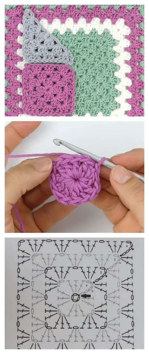 Crochet Granny Square Free Patterns