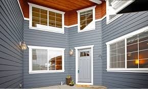 Exterior window white trim ideas