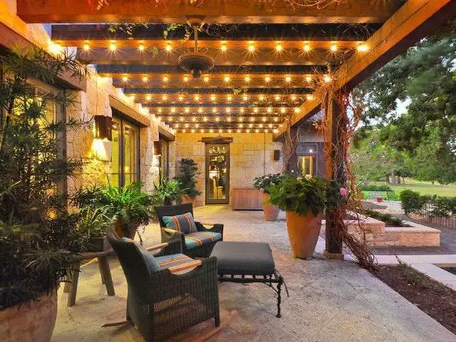 Covered deck lighting ideas