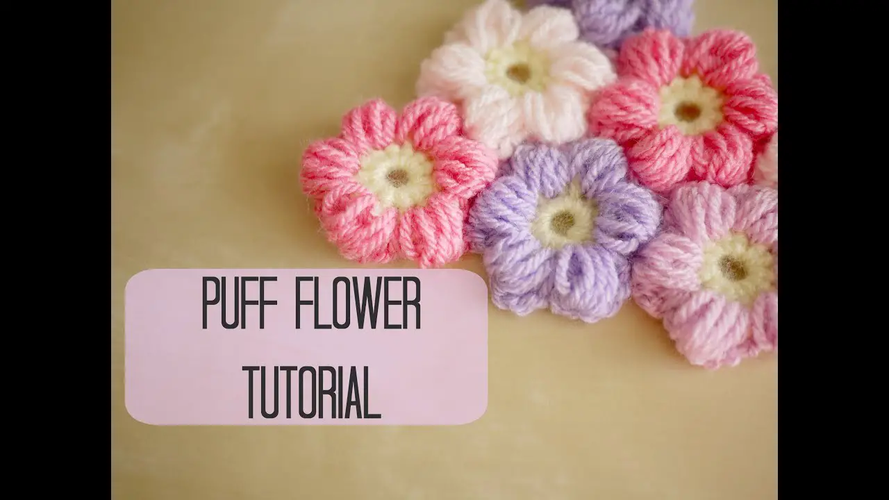 The inline puff flower stitch