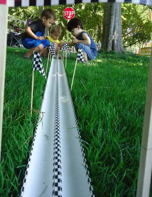 Go for a DIY cars race track