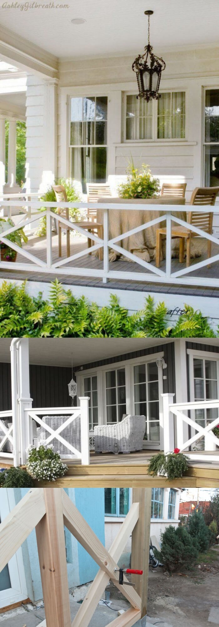 The X-Shaped Porch Railing