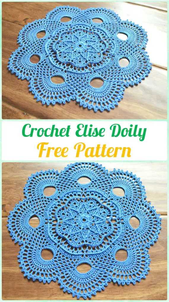 Crochet Wisteria Doily Pattern