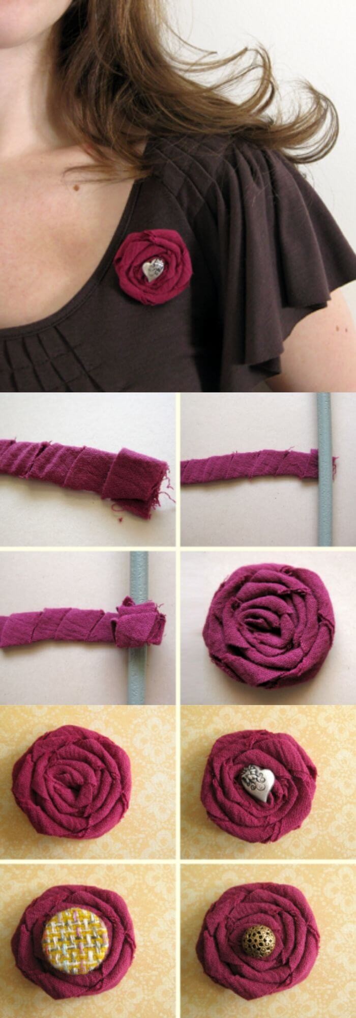 rolled rose