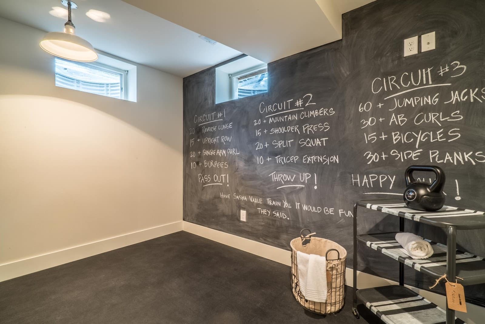 Wall with Chalkboard