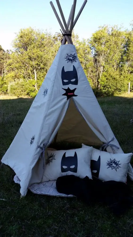 Superhero themed tents