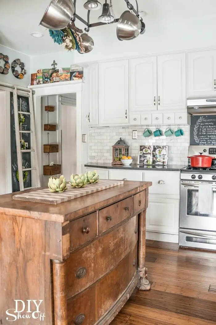 Old dresser or kitchen cart