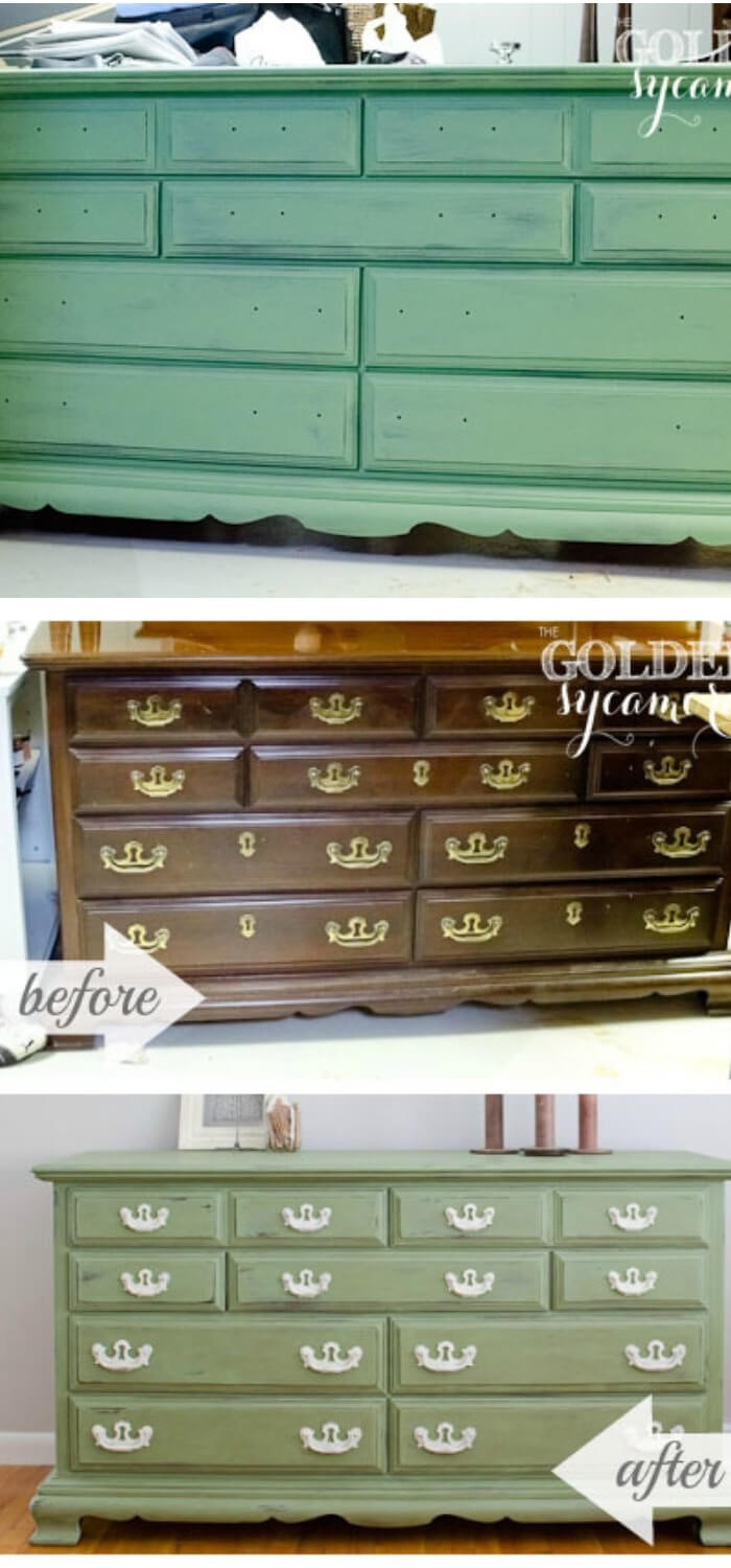 #4. Spring Green Dresser