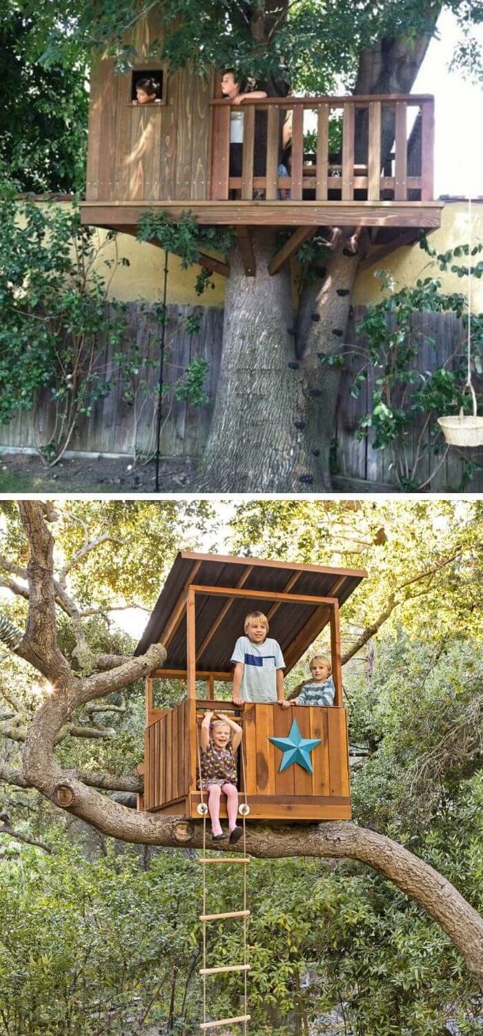 A Backyard with a Dream TreeHouse