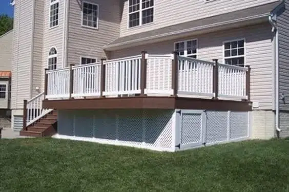 Composite deck skirting ideas