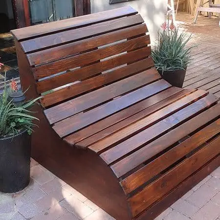 Garden love seat