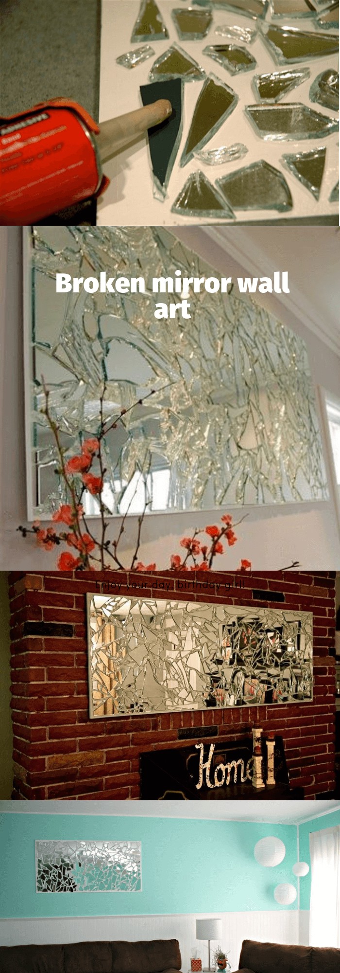 Create a Shattered wall art