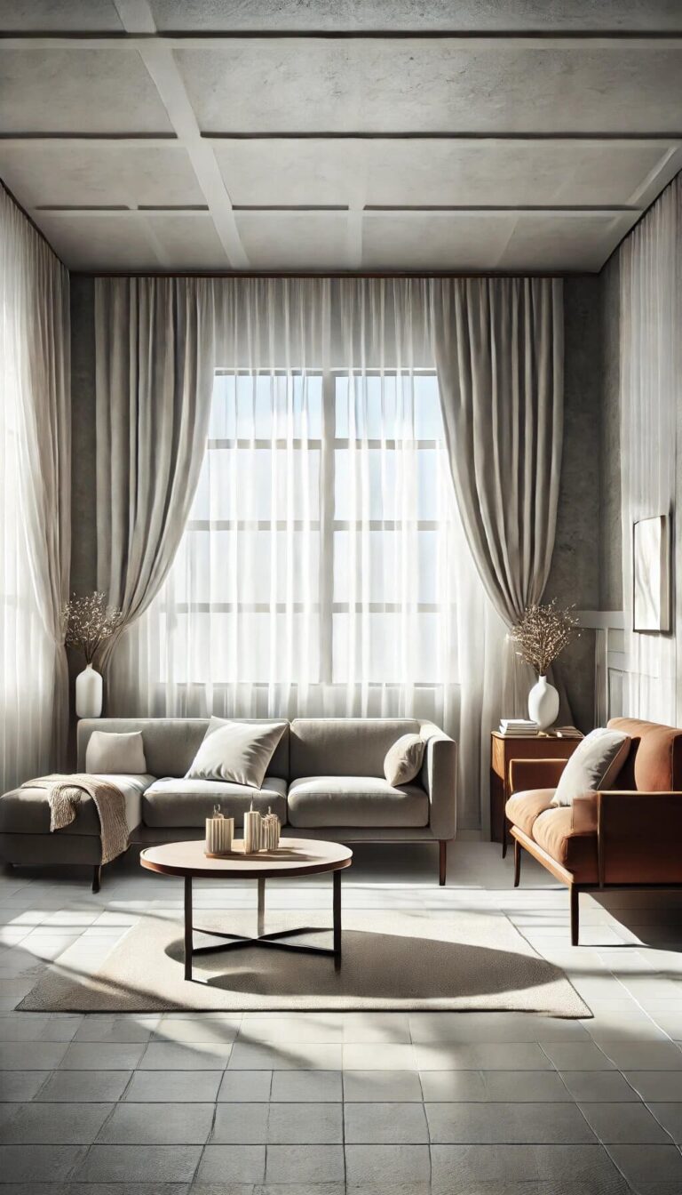 15 Must-See Curtains That Perfectly Match Grey Walls And Brown Furniture