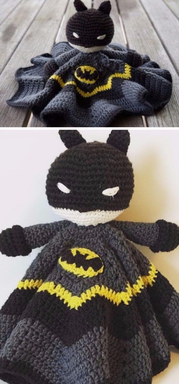 Crochet batman lovey