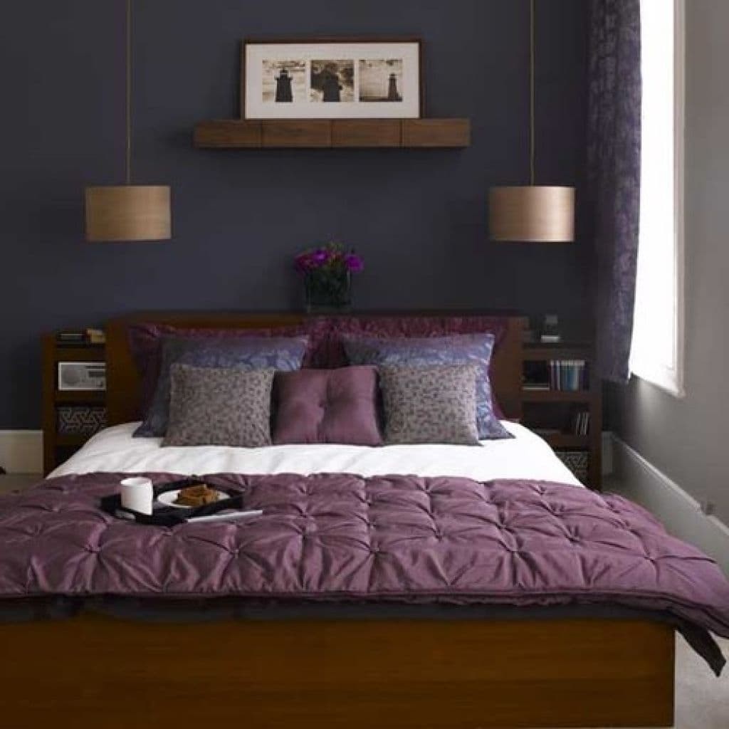 Purple bedroom ideas for couples