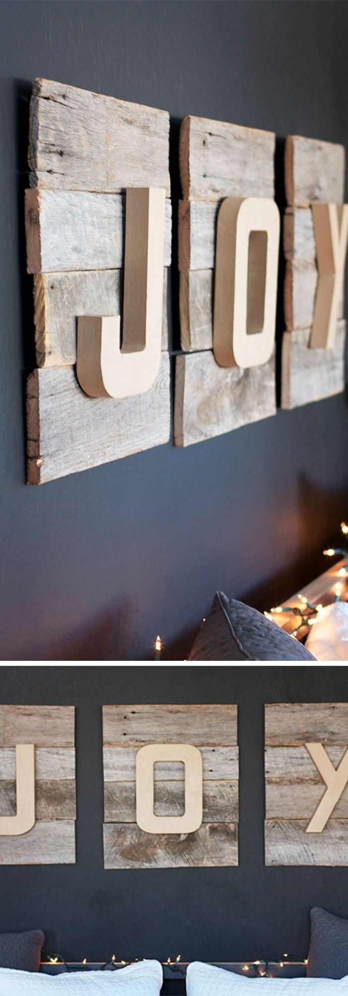 Reclaimed Wood Christmas Sign