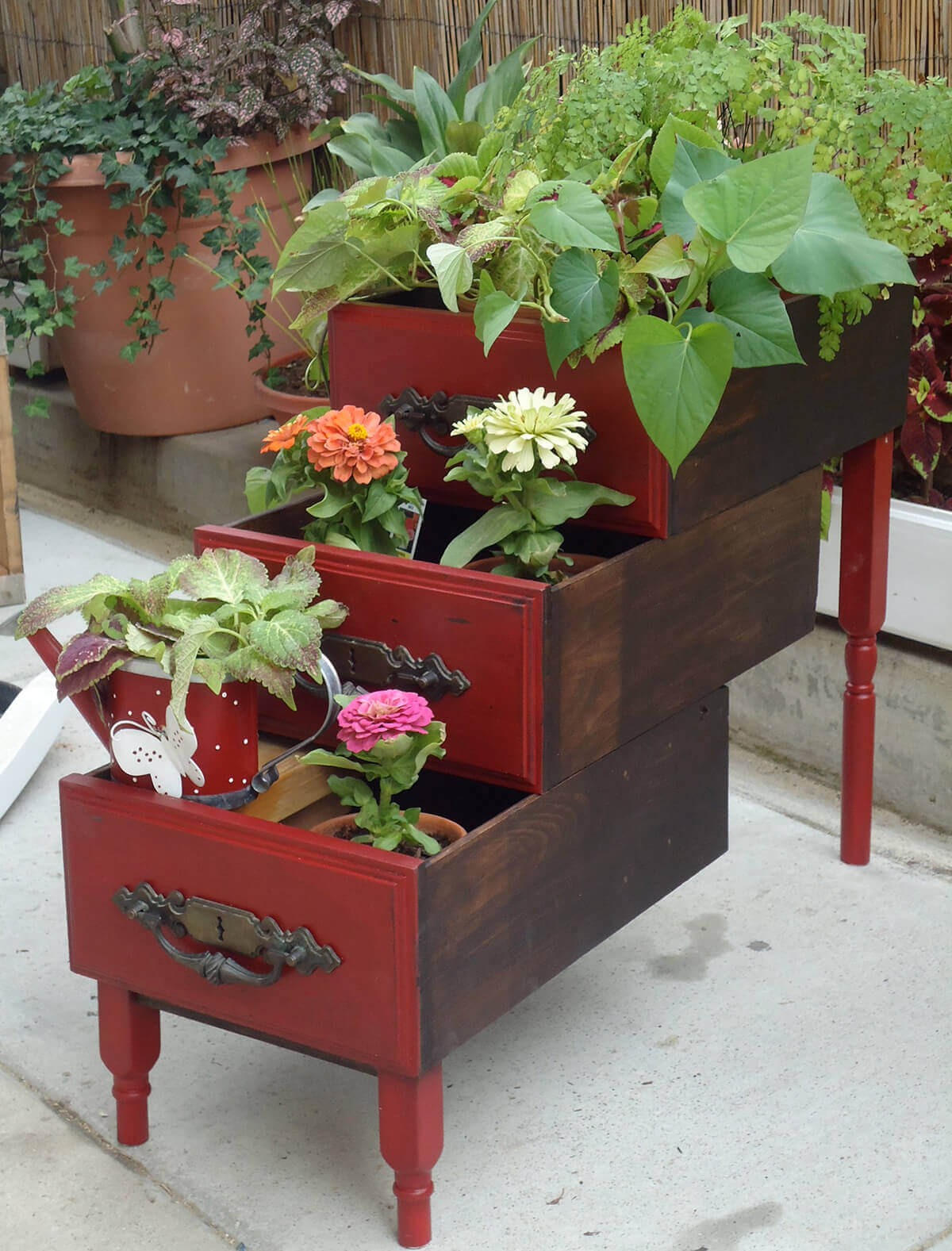 Denim Pockets for Wall-Mounted Planters