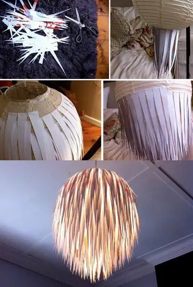 Lamp-paper strips