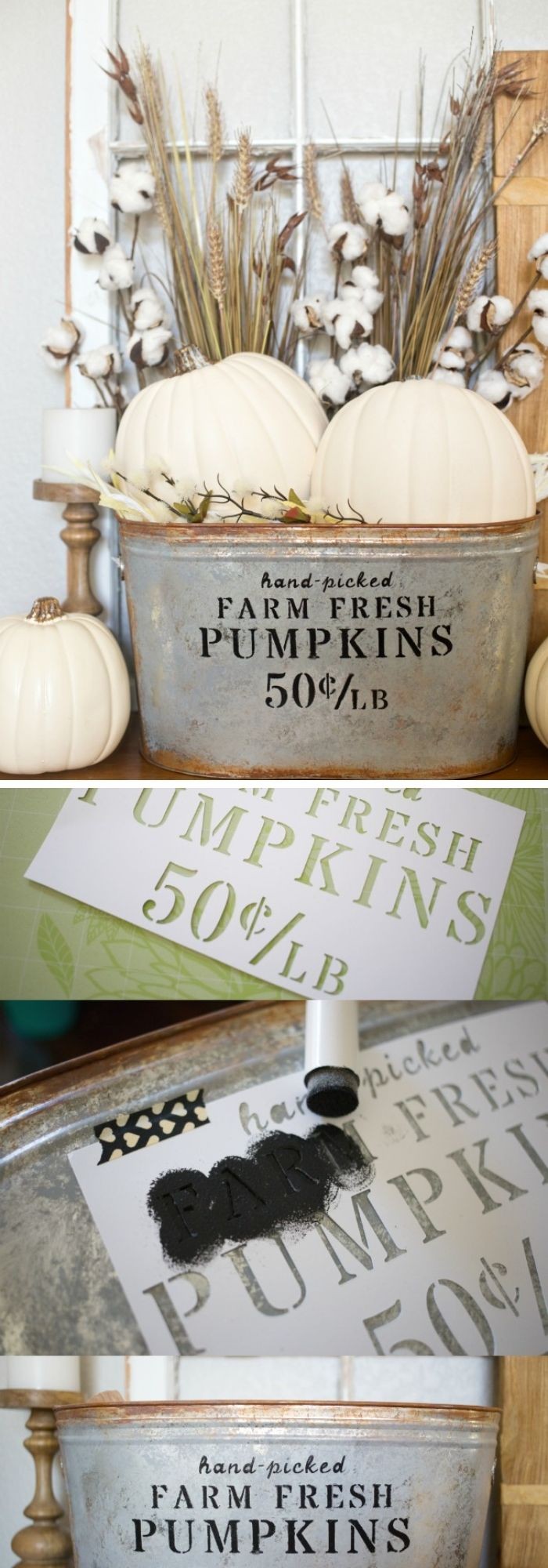 DIY Farmhouse Pumpkin Bucket