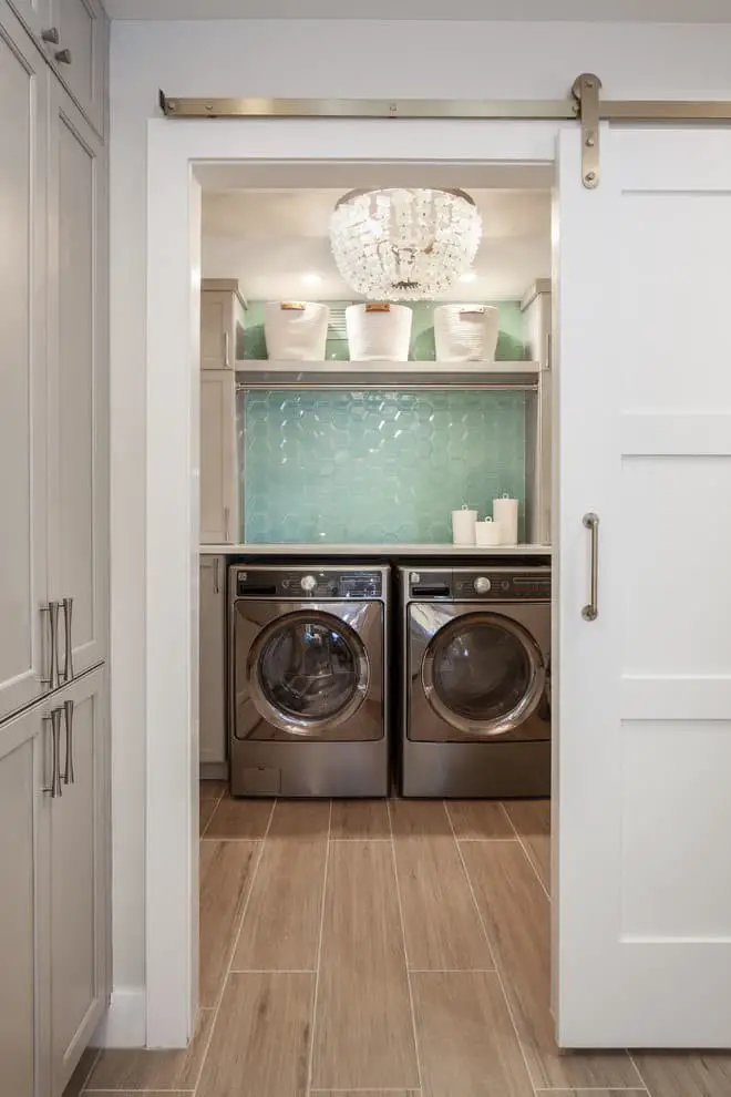 Condo laundry closet ideas.