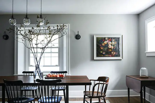 Go Gray on Your Dining Wall