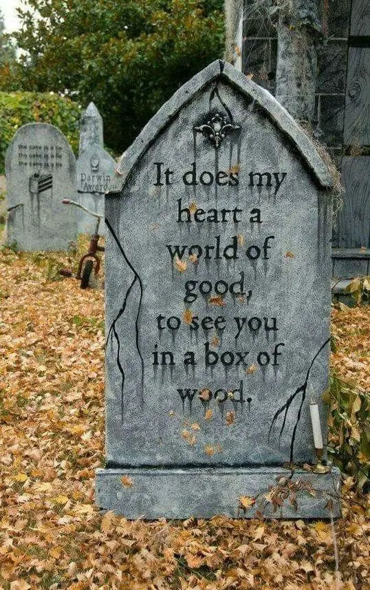 10+ Halloween Tombstone Ideas