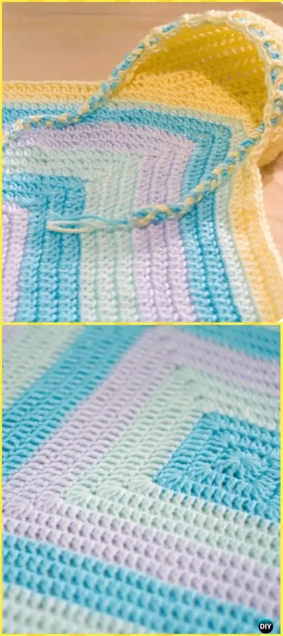 Colorful Hooded Baby Blanket