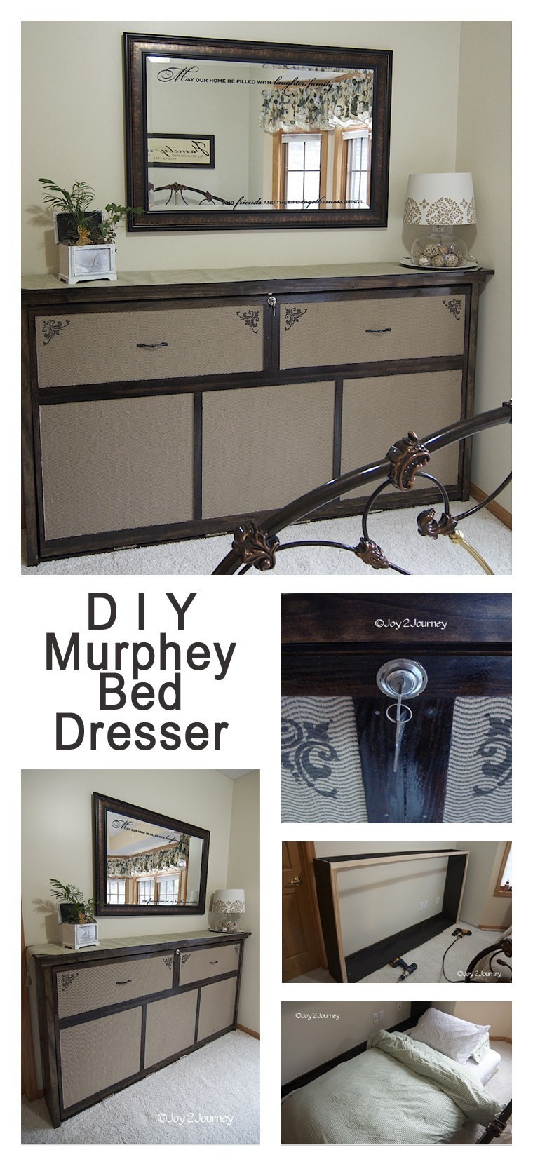 #17. DIY Murphy Bed Dresser