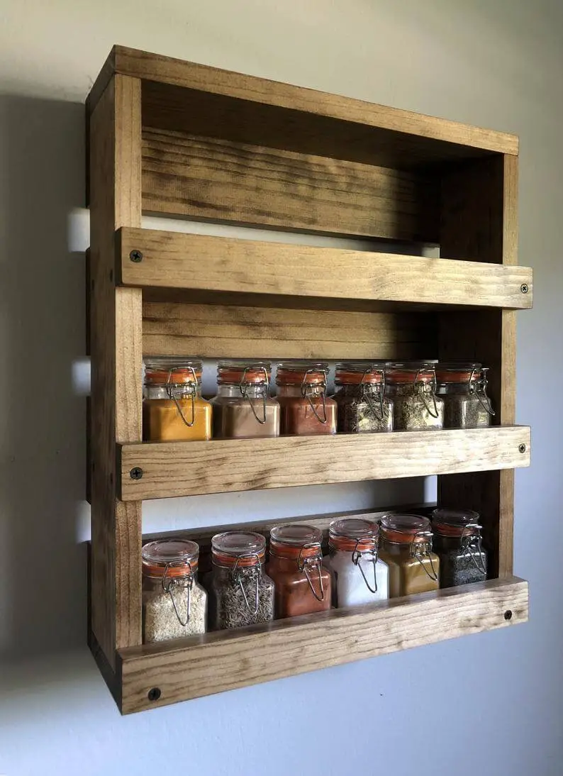 2). Spice shelves