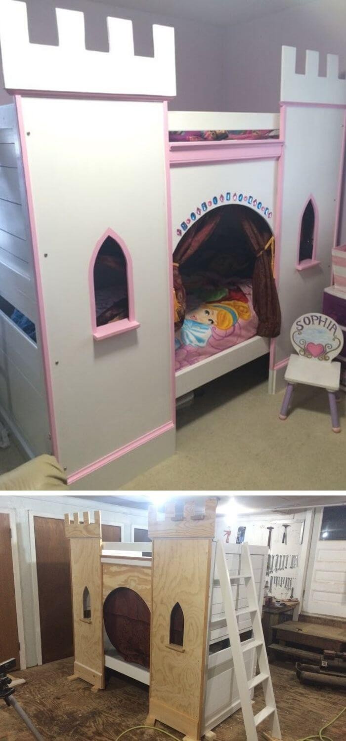 The castle bunk beds