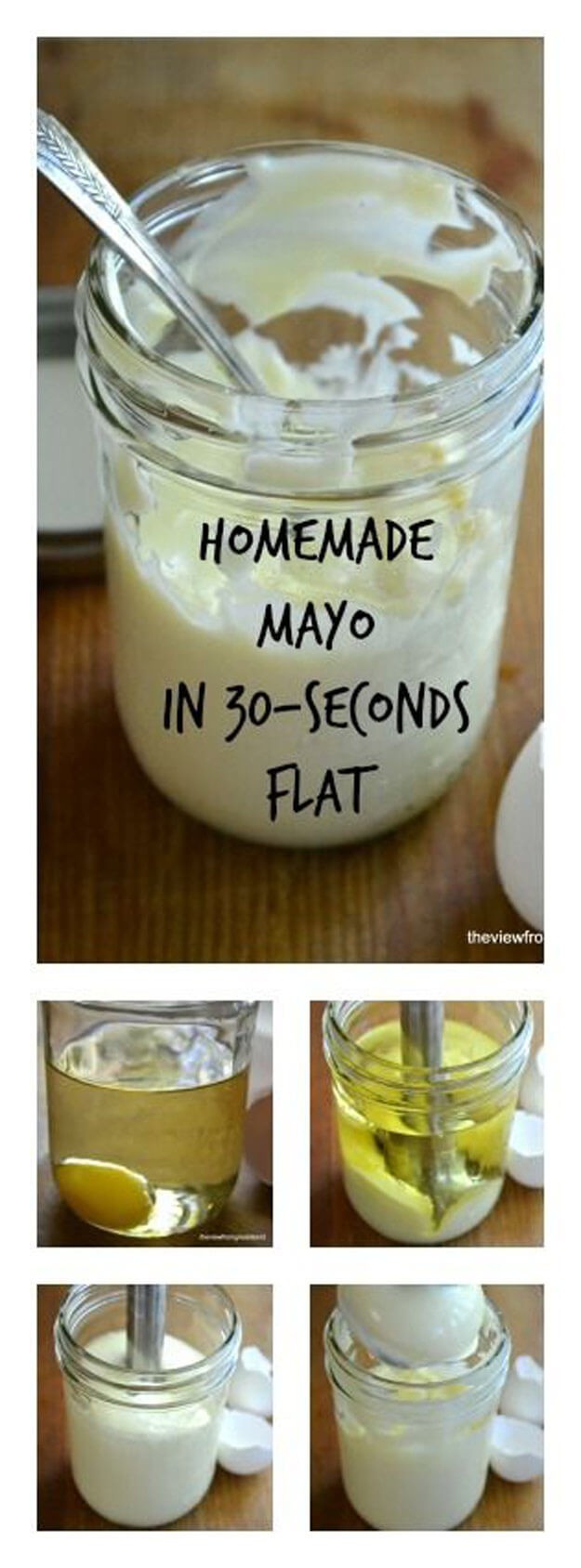 Make 30 Second Homemade Mayo