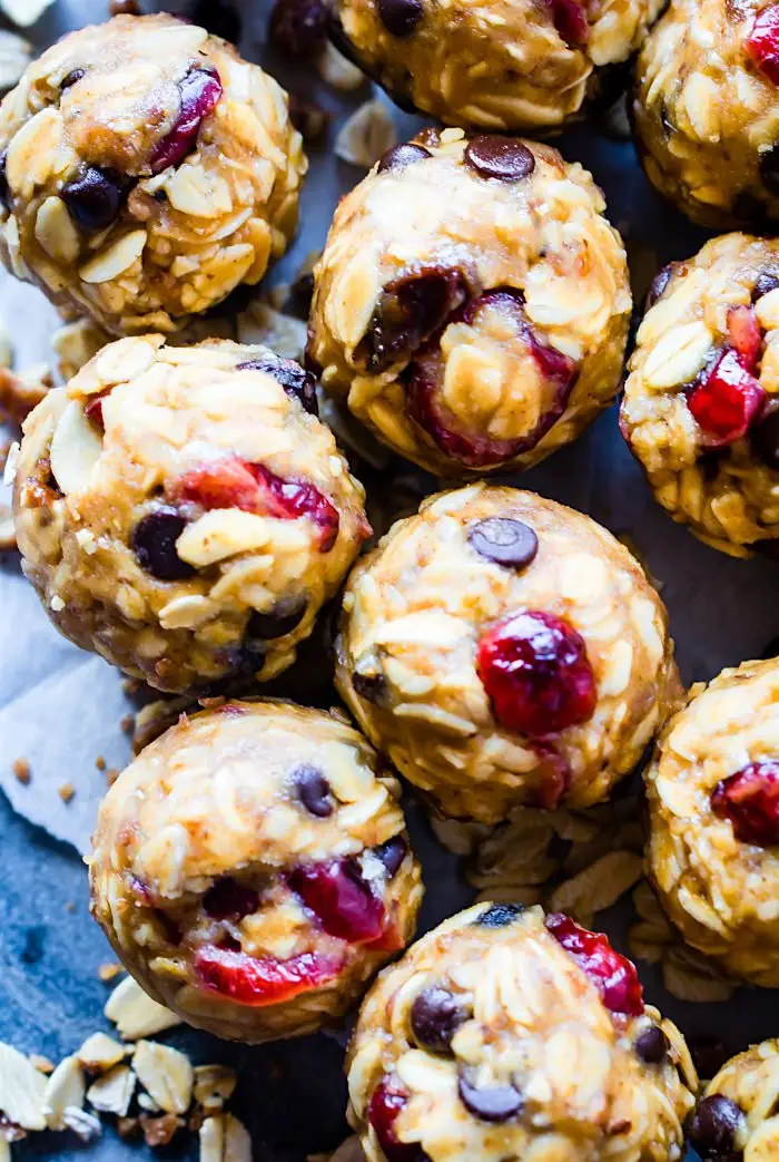 No Bake Oatmeal Cookie Energy Bites