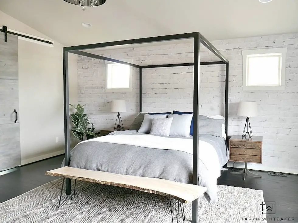 Aesthetic Bedrooms With Faux Brick Walls