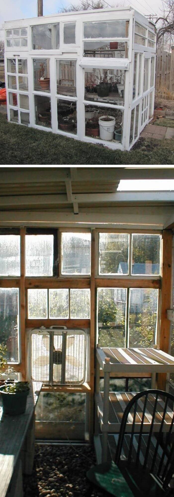 #13. Make Your Own Window Greenhouse