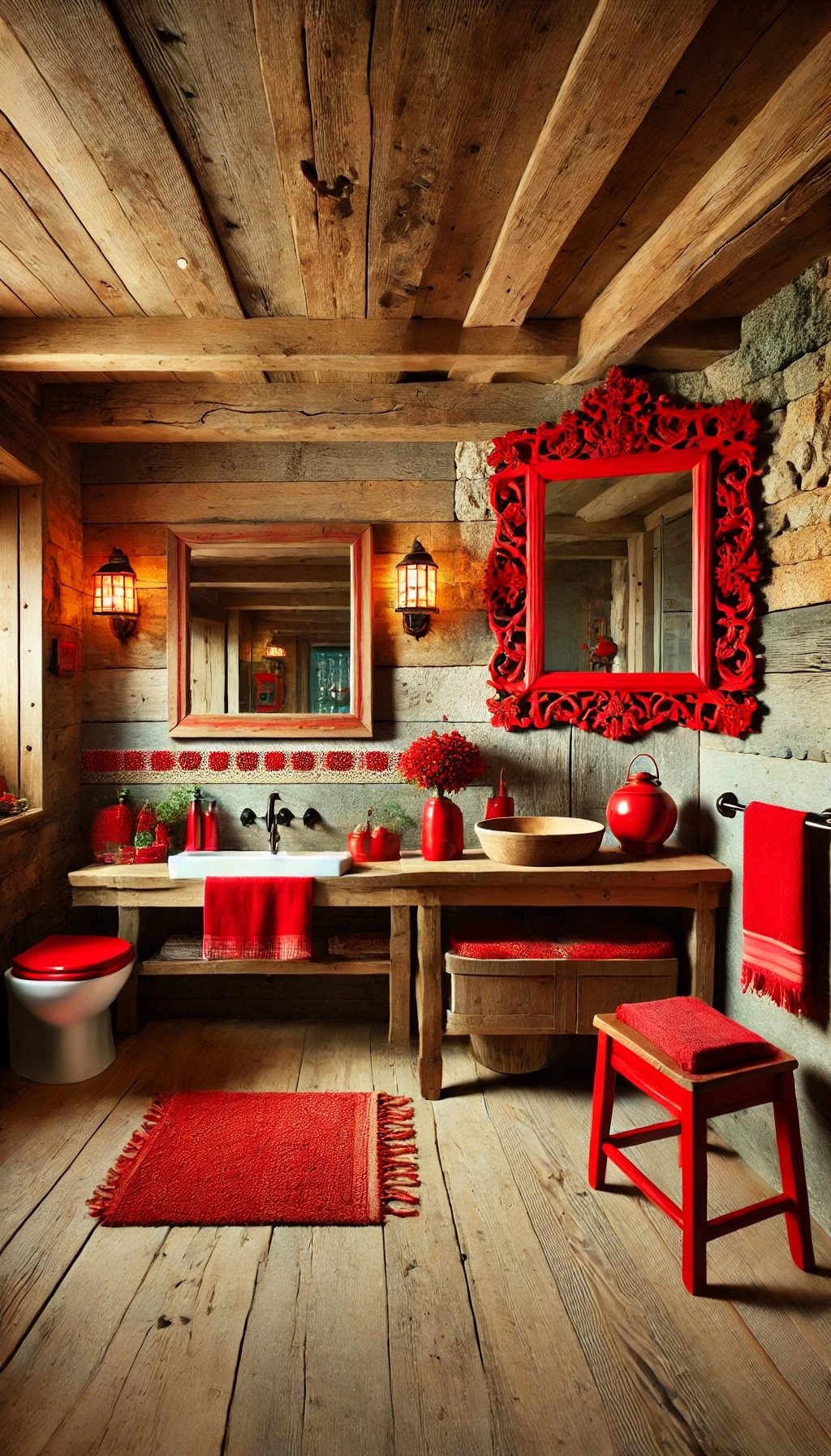 Rustic Red Charm