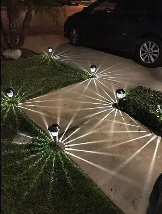 Solar driveway lighting ideas