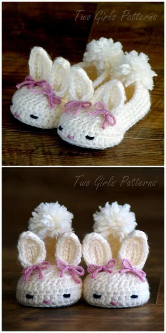 20 Crochet Ankle High Baby Booties Free Patterns
